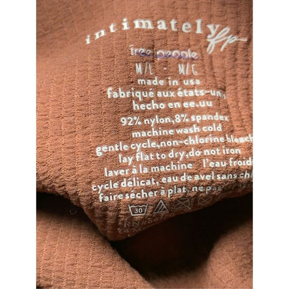 Free People Movement Meg Seamless V-Neck Long-Sleeve Bodysuit in Ash/Brown - Picture 9 of 12